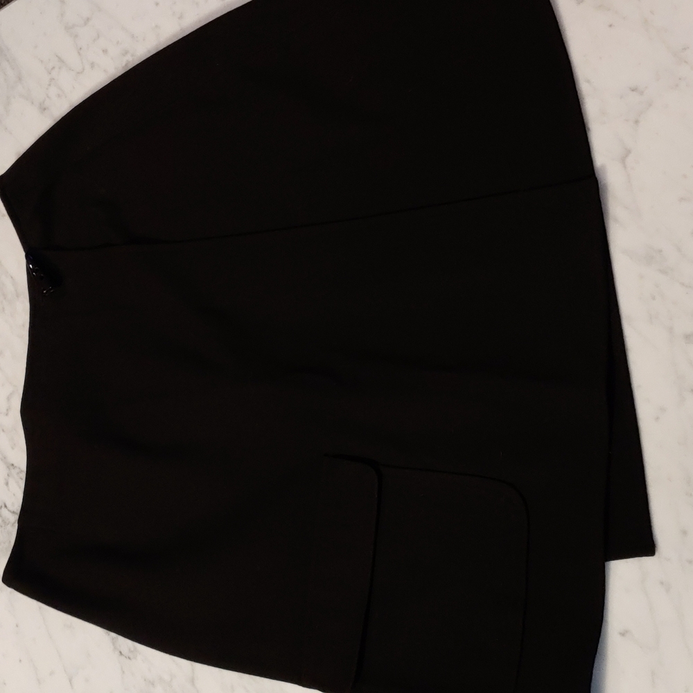Wrap around black skirt